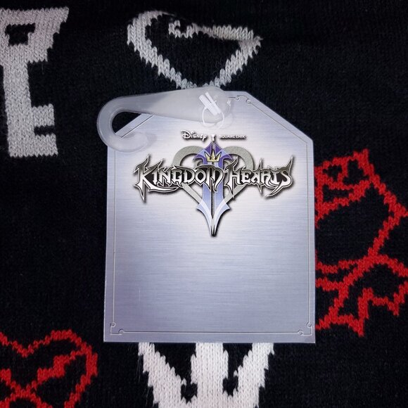 NWT Disney Kingdom Hearts Scarf Interactive Studios Squarc Cnix - Picture 8 of 11